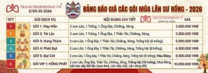 Gói múa Lân chuyên nghiệp