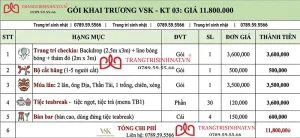 Khai trương uy tín