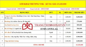 Gói khai trương - 05