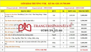 Gói khai trương - 06