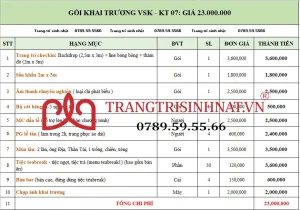 Tổ chức khai trương Q4