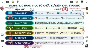 GÓI DỊCH VỤ KHAI TRƯƠNG