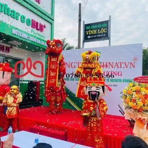 Múa Lân Sư Rồng mang ý nghĩa may mắn cho doanh nghiệp nhân dịp khai trương