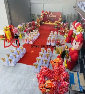 Dịch vụ trang trí khai trương chuyên nghiệp