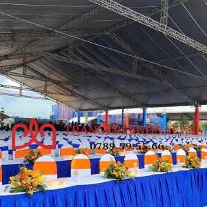 Trangtrisinhnhat cho thuê thiết bị tổ chức lễ khởi công tại Long An