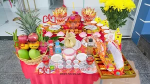 Mâm cũng lễ khởi công, động thổ đầy đủ, chất lượng