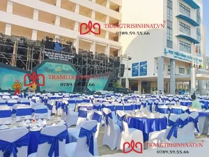 Dịch vụ cho thuê bàn ghế khởi công Long An